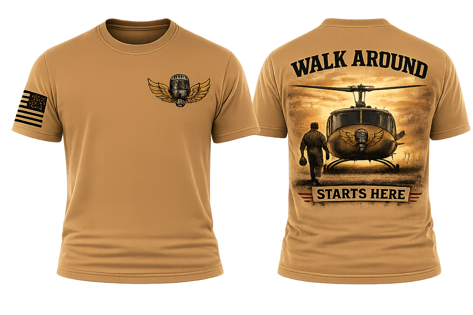Walk Around Starts Here Huey Loop T-shirt